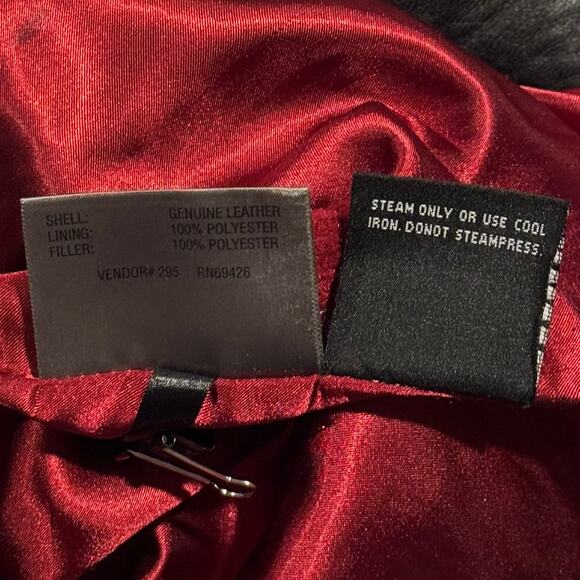 Pelle Studio Trench Coat Leather Y2K 90s Grunge Goth Minimalist Black Medium - Picture 6 of 16